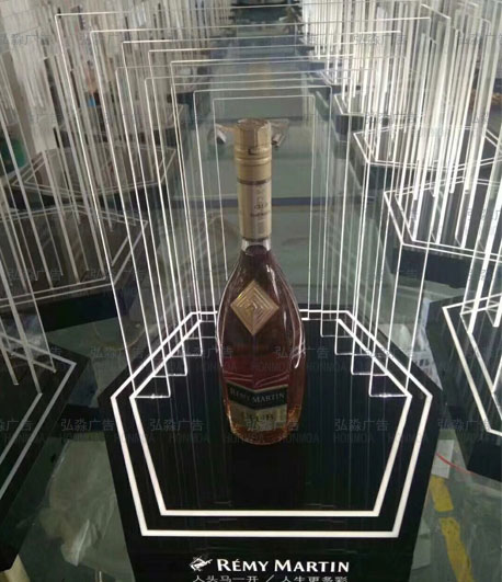 亞克力陳列，單瓶 陳列