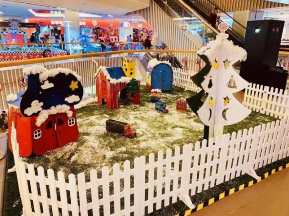 圣誕美陳，美陳道具