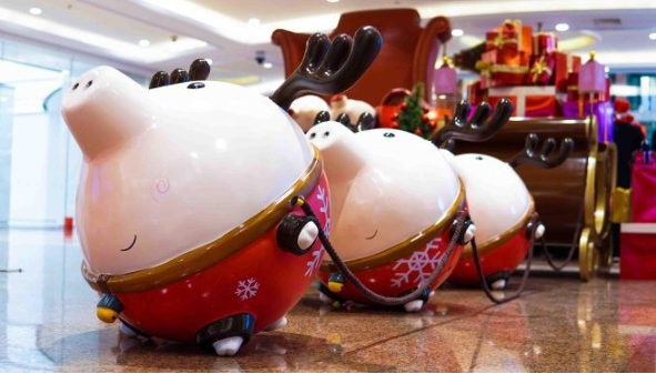 圣誕美陳，美陳道具