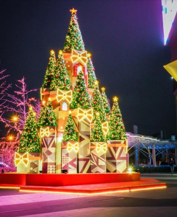 圣誕美陳，美陳道具