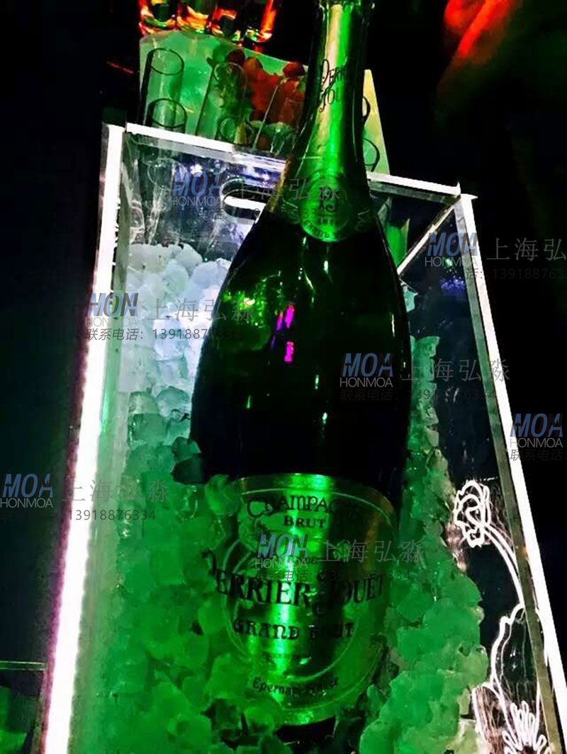 雕花亞克力發(fā)光冰桶