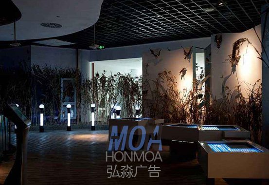 長(zhǎng)江河口文化科技館展示臺(tái)
